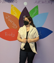 Load image into Gallery viewer, Hug Shawl ~ White