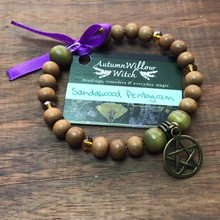 Load image into Gallery viewer, Sandalwood Pentagram Bracelet