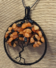 Load image into Gallery viewer, Tree of Life - Orange Quartz & Black Jasper