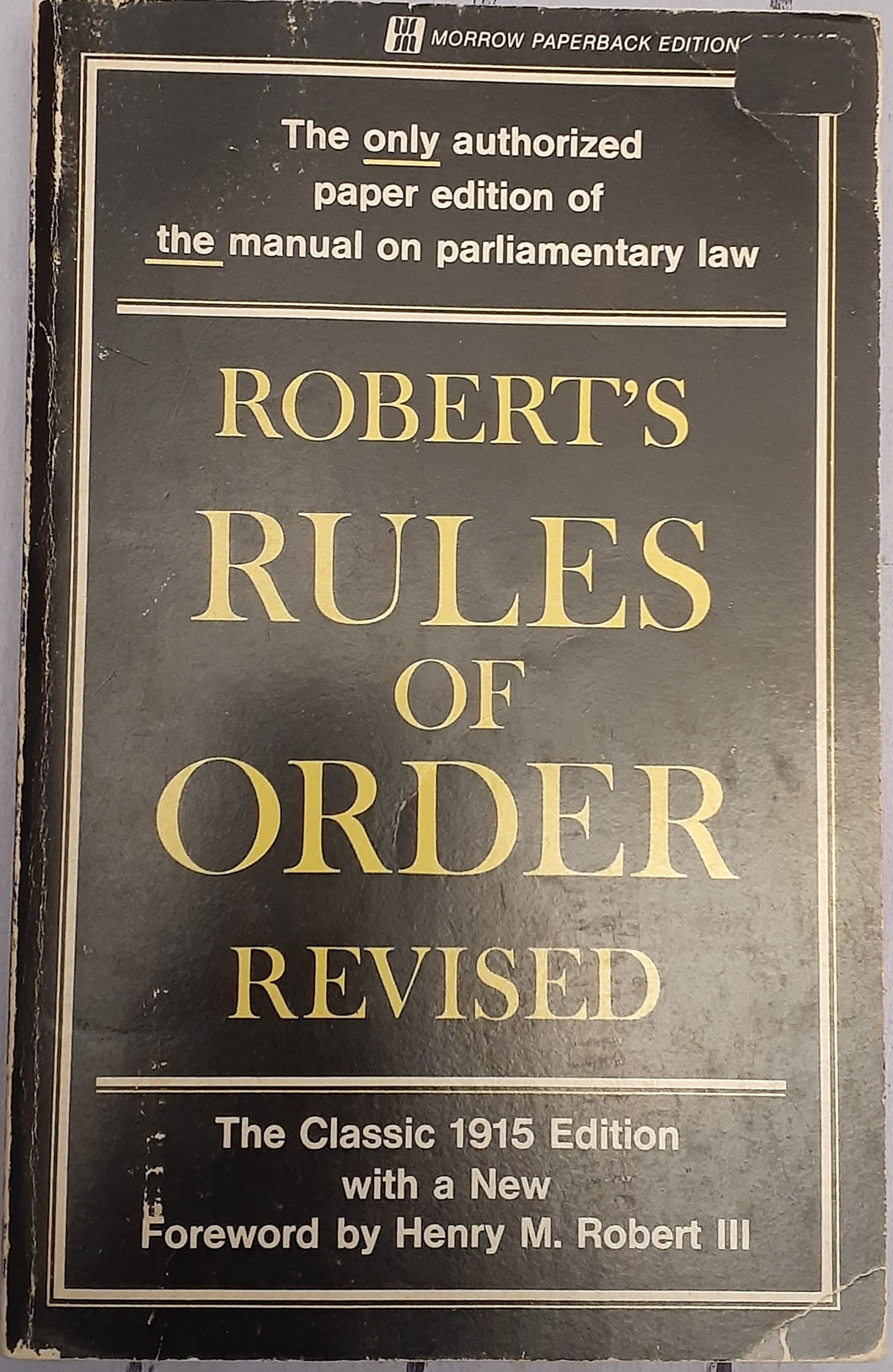 Robert's Rules of Order Revised
