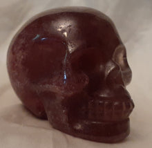 Load image into Gallery viewer, Strawberry Quartz Skull
