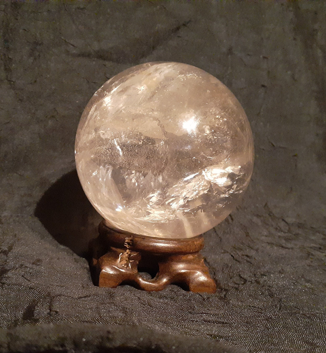 Clear Quartz Crystal Sphere