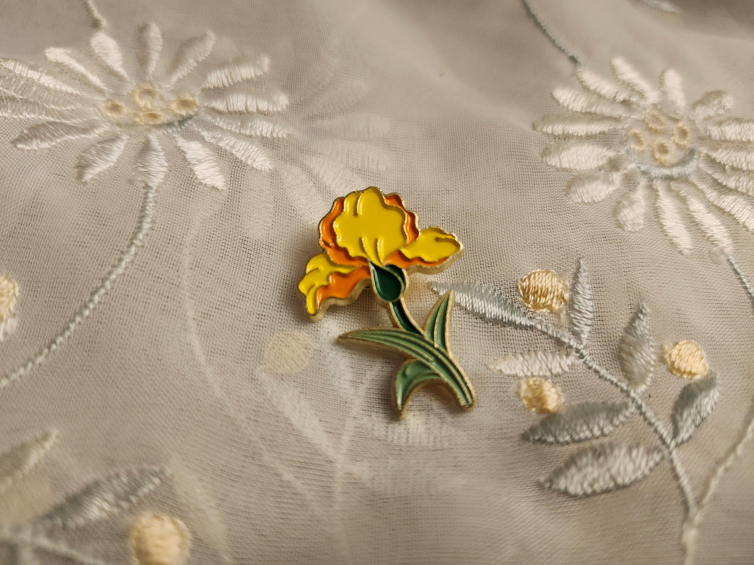 Yellow Flower Pin