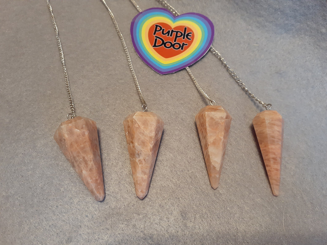 Peach Moonstone Pendulum