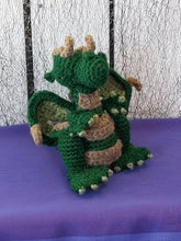 Load image into Gallery viewer, Green Knit Dragon

