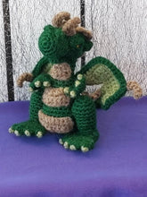 Load image into Gallery viewer, Green Knit Dragon
