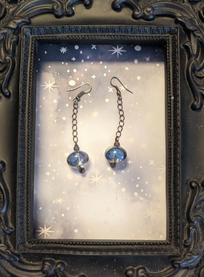 Bubble Glass Bead Earrings