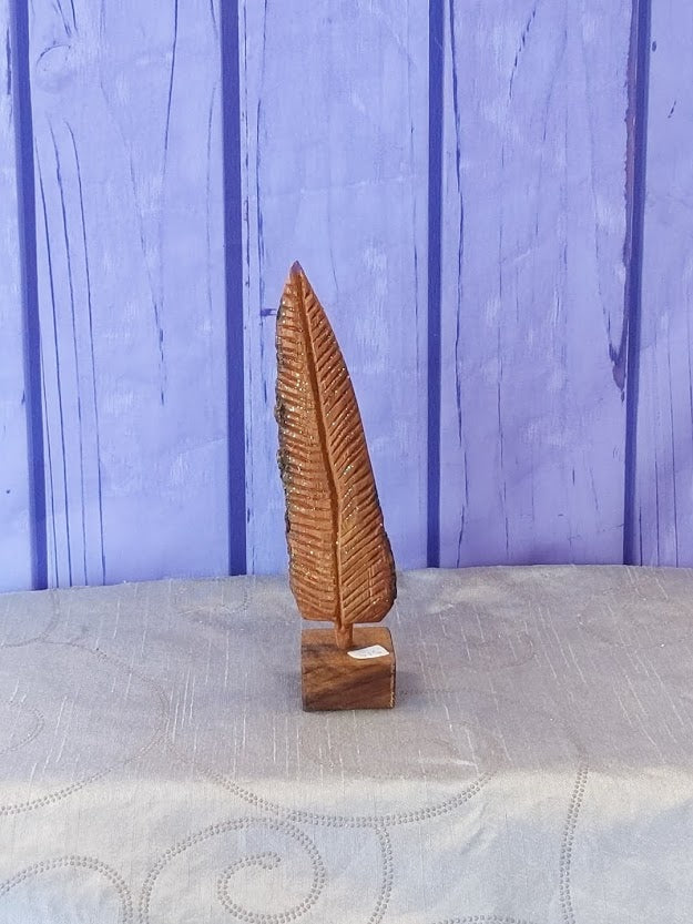 Wooden Feather