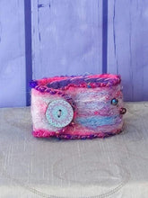 Load image into Gallery viewer, Pink Handcrafted Felt Bracelet
